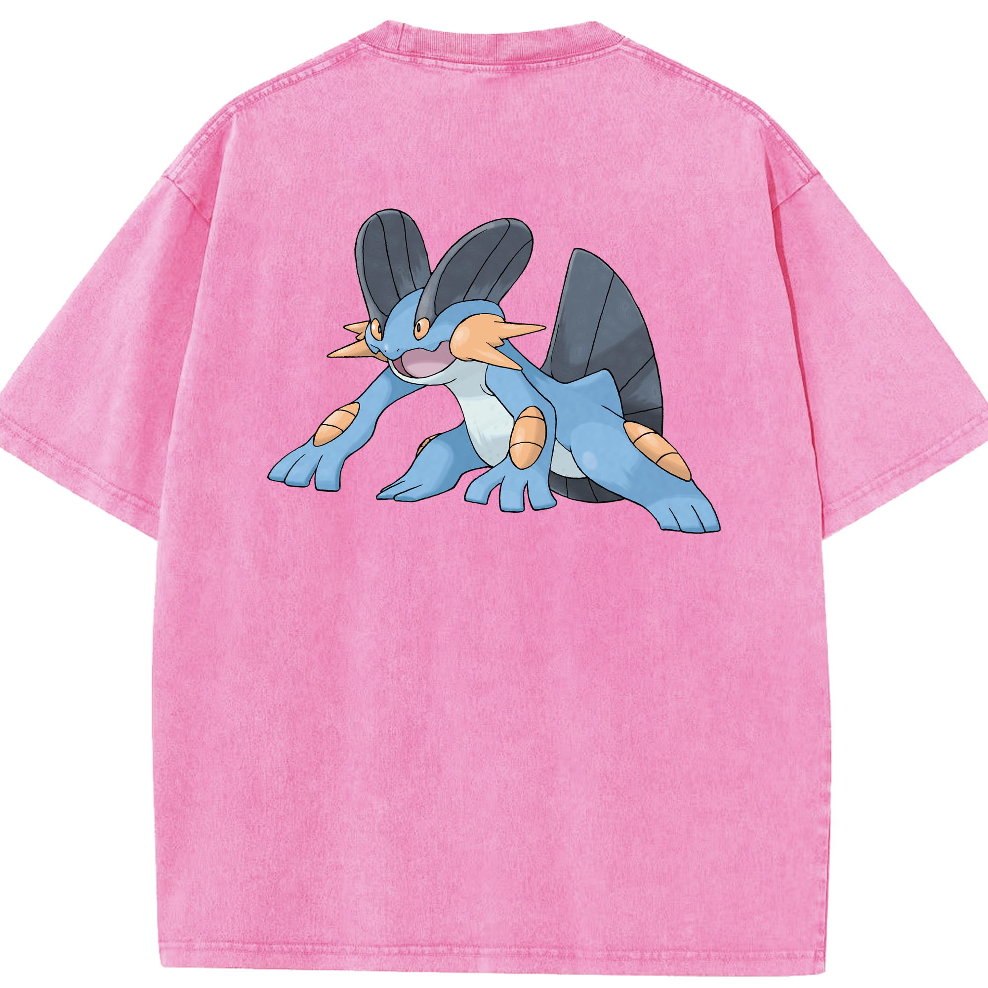 （画像用） ポケットモンスター Pokémon 綿100% ヴィンテージ風 半袖Tシャツ（背面プリント）